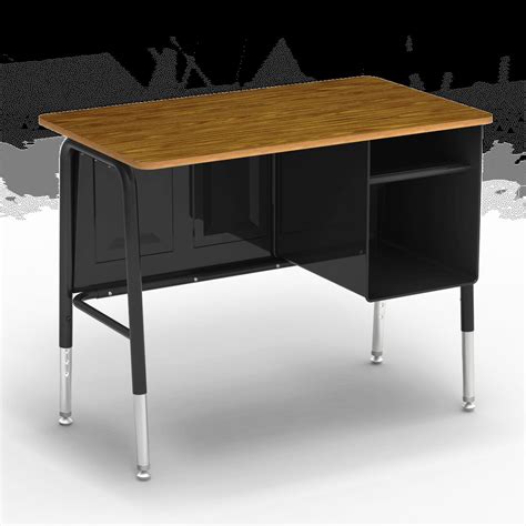 765 series jr. executive desk w/ metal book box|765 Series Junior Executive Desk .